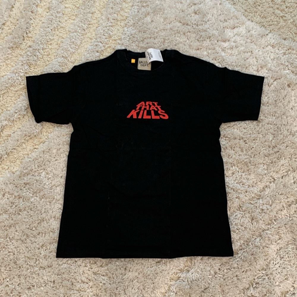 Gallery Dept art that kills Black & Red T-Shirt Men’s Size Small / Medium